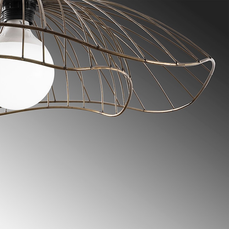 Lampa wisząca Bleriss średnica 50 cm złota  - zdjęcie 6