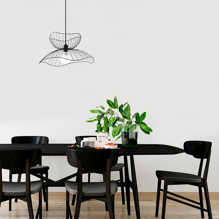 Lampa wisząca Bleriss średnica 50 cm czarna  - zdjęcie 2