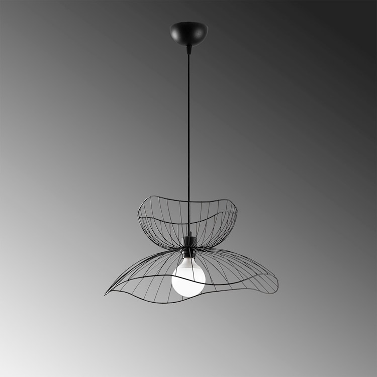 Lampa wisząca Bleriss średnica 50 cm czarna  - zdjęcie 3