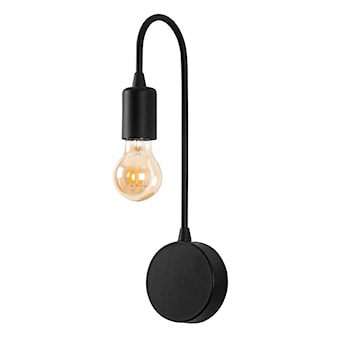 Lampa ścienna Vitags czarna metalowa