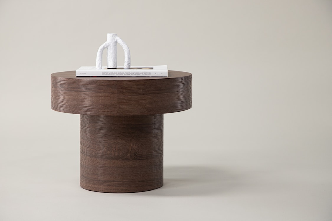 Stolik kawowy Adwoode okrągły średnica 50 cm  - zdjęcie 3
