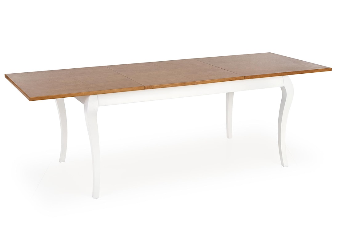 Stół rozkładany Mossibi 160-200x80 cm ciemny dąb/biały  - zdjęcie 6