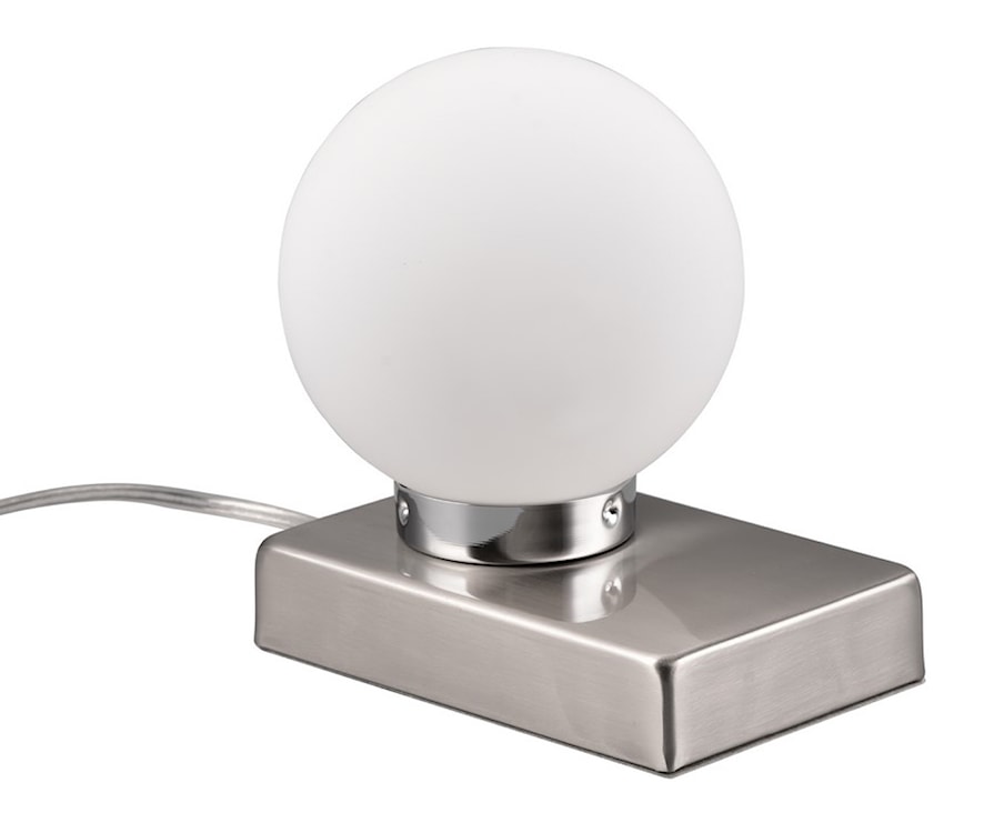 Lampa stołowa Davi biało-srebrna  - zdjęcie 2