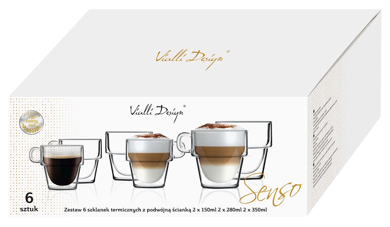 Zestaw 6 szklanek Senso 150, 280 i 350 ml  - zdjęcie 7
