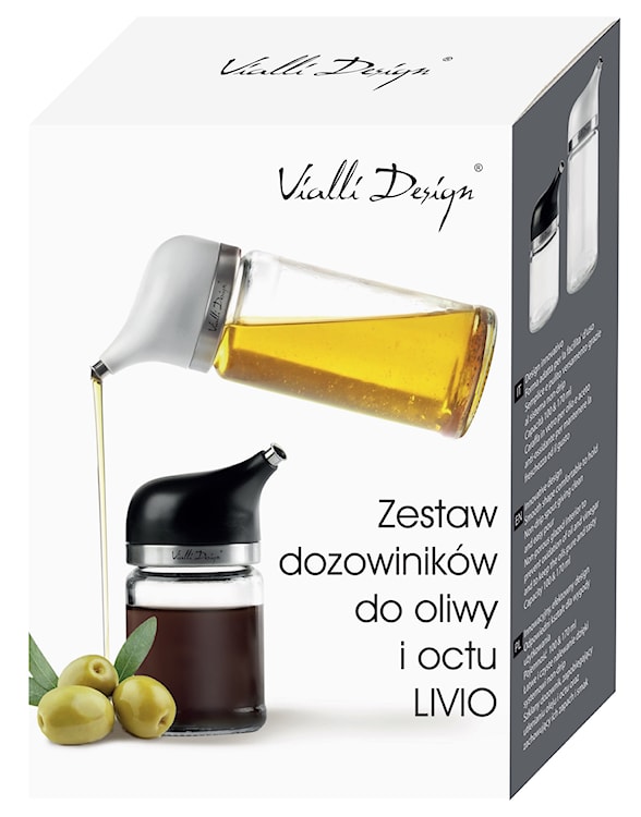 Zestaw 2 dozowników do oliwy i octu Livio  - zdjęcie 5