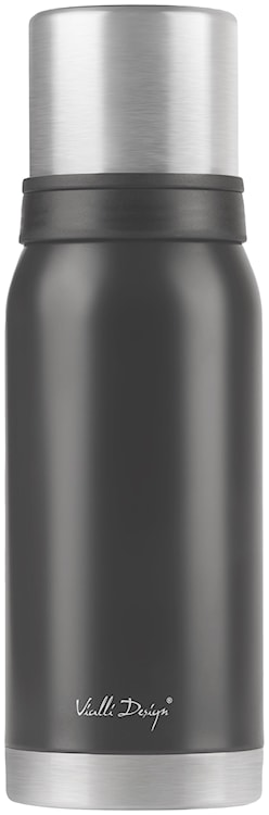 Termos turystyczny z 2 kubkami Fuori 1L grafitowy 