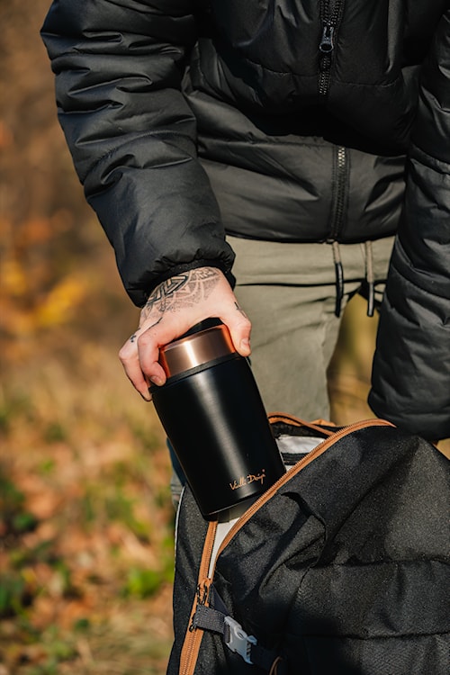 Termos obiadowy Fuori 500 ml czarny  - zdjęcie 2