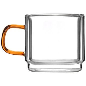 Zestaw 2 szklanek do espresso Amber 80 ml