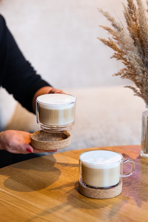 Zestaw 2 filiżanek z podstawkami Vilagio 220 ml  - zdjęcie 4