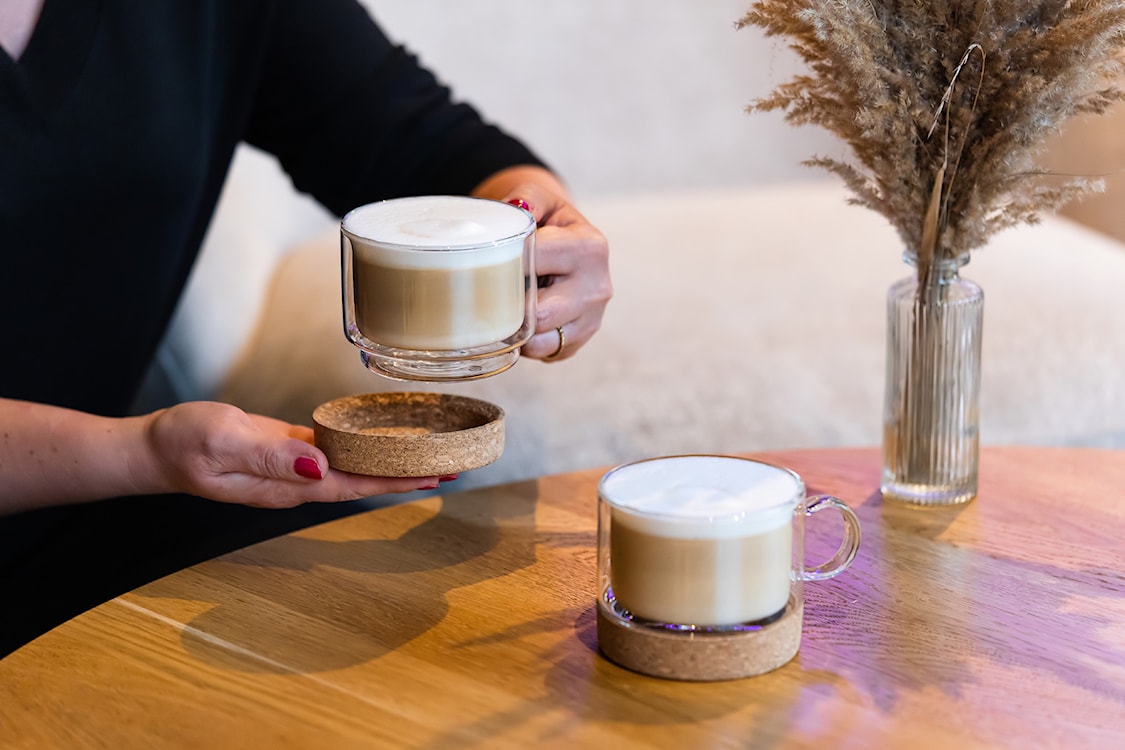 Zestaw 2 filiżanek z podstawkami Vilagio 220 ml  - zdjęcie 5