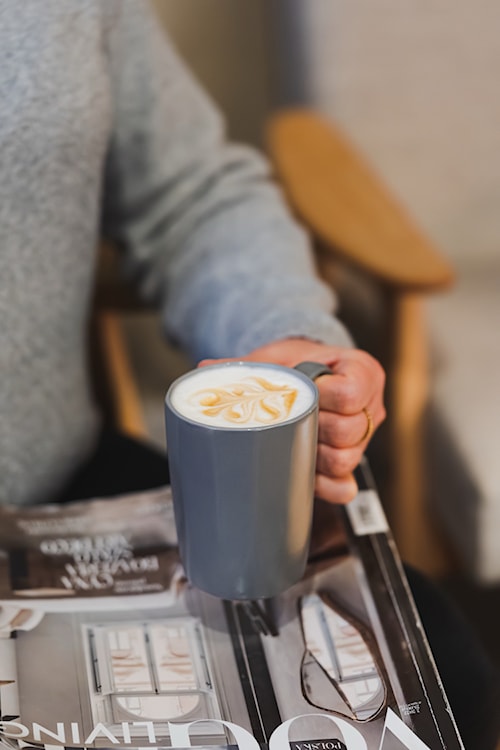 Zestaw 2 kubków Fuori 250 ml ceramiczne szare  - zdjęcie 2