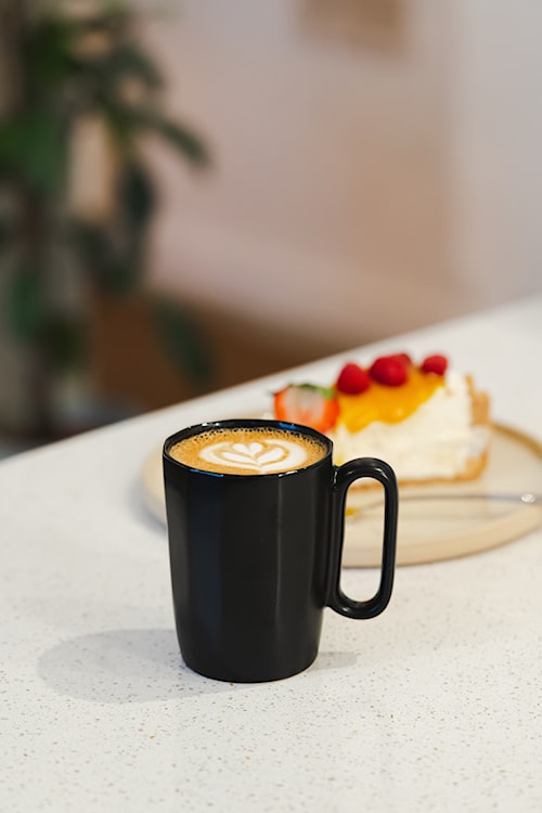 Zestaw 2 kubków Fuori 250 ml ceramiczne czarne  - zdjęcie 2