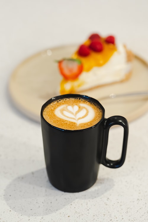 Zestaw 2 kubków Fuori 250 ml ceramiczne czarne  - zdjęcie 3