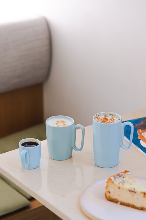 Zestaw 2 kubków Fuori 250 ml ceramiczne miętowe  - zdjęcie 4