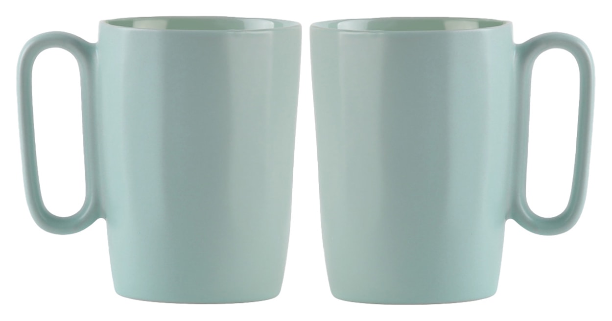 Zestaw 2 kubków Fuori 250 ml ceramiczne miętowe