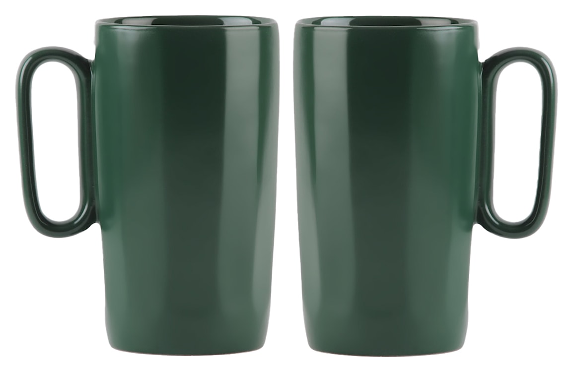 Zestaw 2 kubków Fuori 330 ml ceramiczne zielone