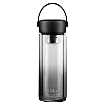 Butelka z zaparzaczem Fuori 350 ml czarna