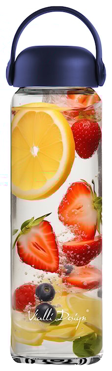 Butelka na wodę Fuori 540 ml granatowa  - zdjęcie 5
