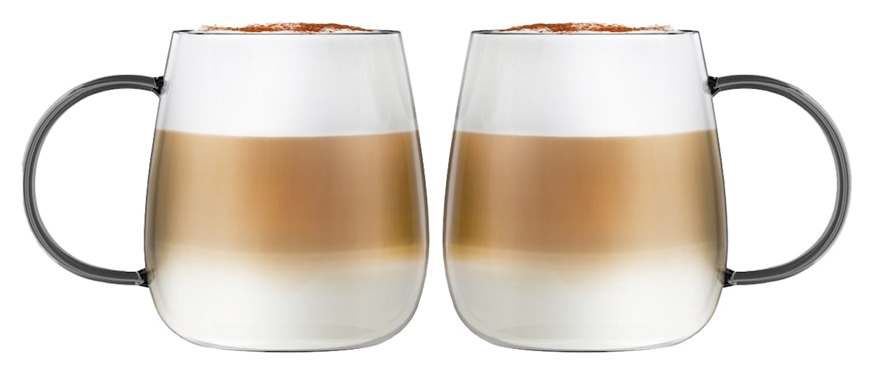 Zestaw 2 szklanek Bolla 400 ml szare