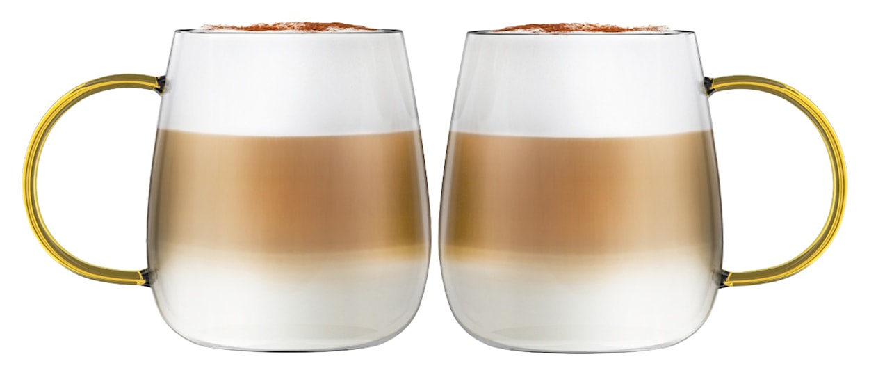Zestaw 2 szklanek Bolla 400 ml żółte
