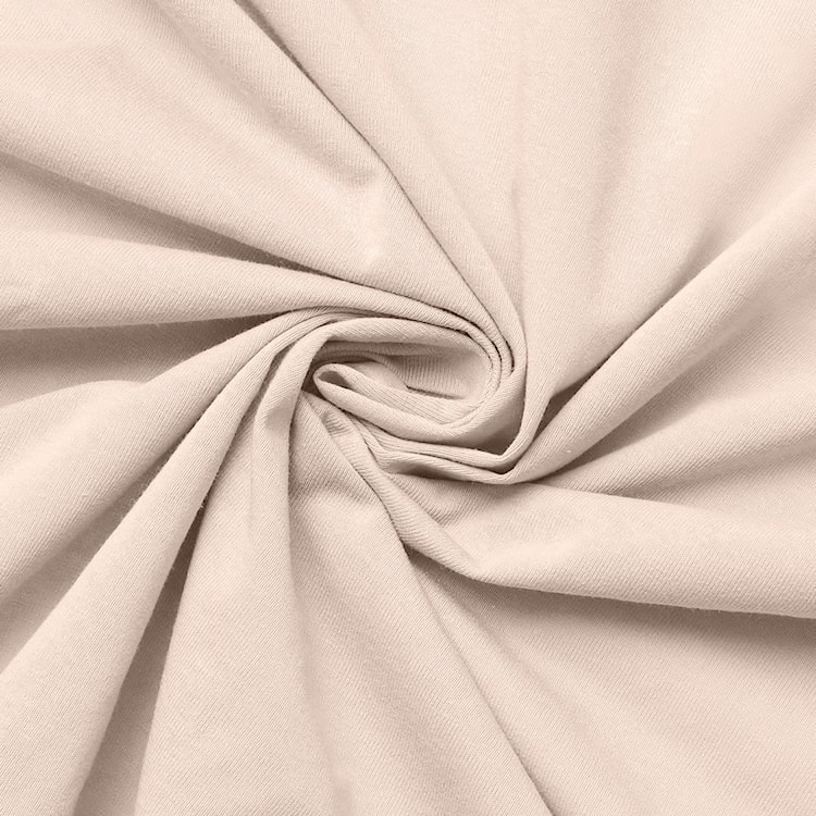 Prześcieradło jersey Herrent z gumą na materac 200x180 cm beżowe  - zdjęcie 2