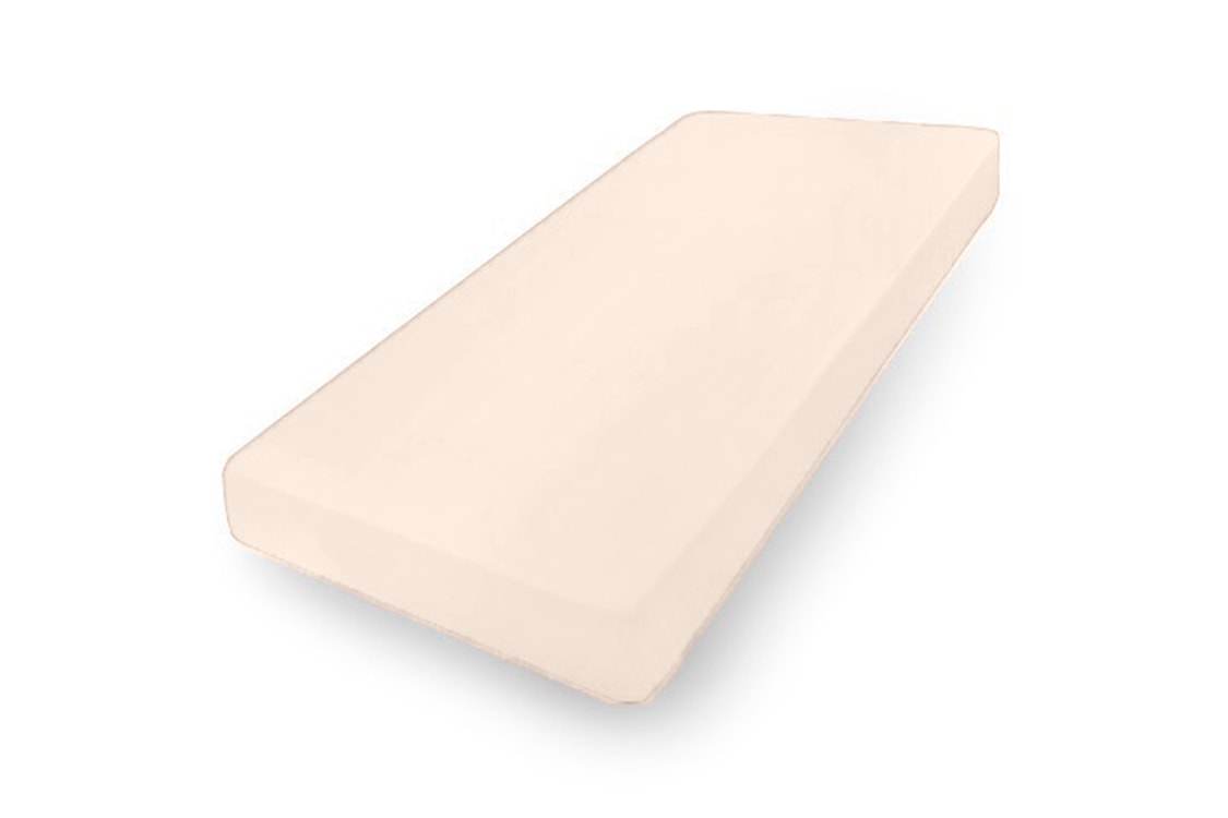 Prześcieradło jersey Herrent z gumą na materac 200x180 cm beżowe  - zdjęcie 3