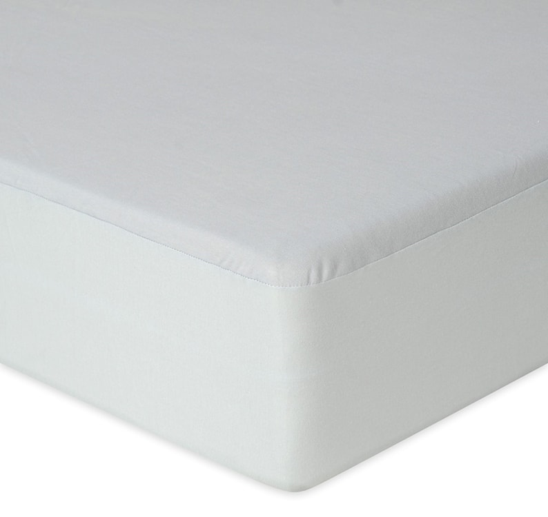 Prześcieradło jersey Herrent z gumą na materac 200x180 cm szare   - zdjęcie 5