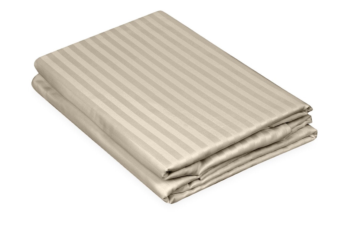 Pościel Damask w paski 220x200 cm z dwiema poszewkami na poduszkę 80x70 cm kaszmir  - zdjęcie 6