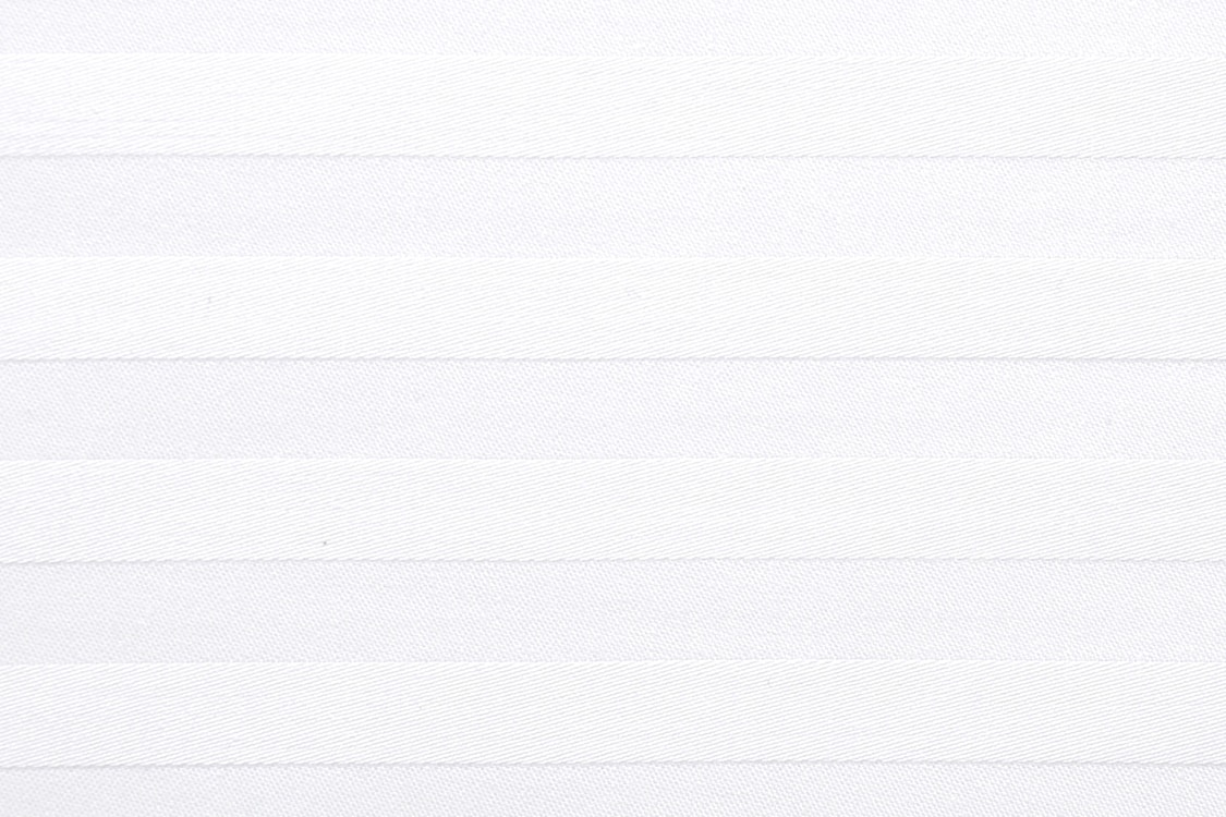 Pościel Damask w paski 200x160 cm z dwiema poszewkami na poduszkę 80x70 cm biała  - zdjęcie 7