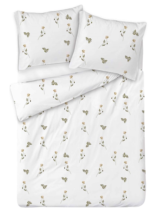 Pościel satynowa Exclusive delikatna łąka 220x200 cm z dwiema poszewkami na poduszkę 80x70 cm  - zdjęcie 5