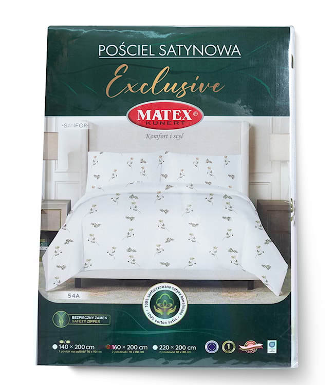 Pościel satynowa Exclusive delikatna łąka 220x200 cm z dwiema poszewkami na poduszkę 80x70 cm  - zdjęcie 6