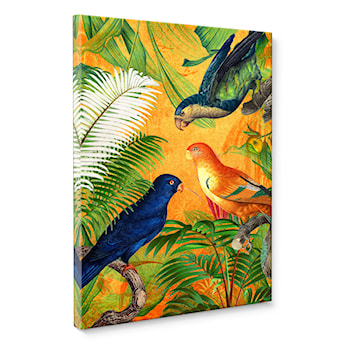 Obraz Orange Parrot 100x70 cm wielokolorowy