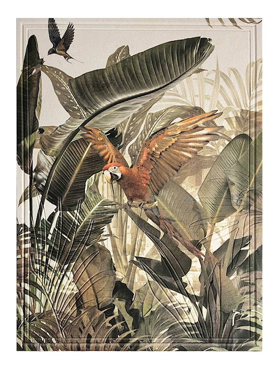 Obraz akustyczny Parrot 120x90 cm wielokolorowy