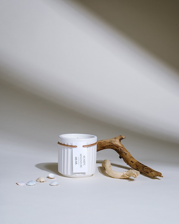 Świeca sojowa zapachowa Castolle w ceramice kompozycja morska  - zdjęcie 2