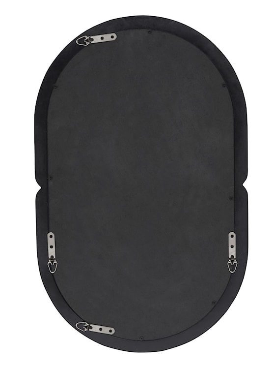 Lustro Noctiss 80x50 cm w czarnej ramie  - zdjęcie 2
