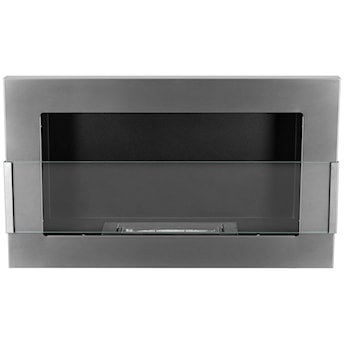 Biokominek Maltern 65x40 cm z szybą INOX srebrny z certyfikatem TÜV