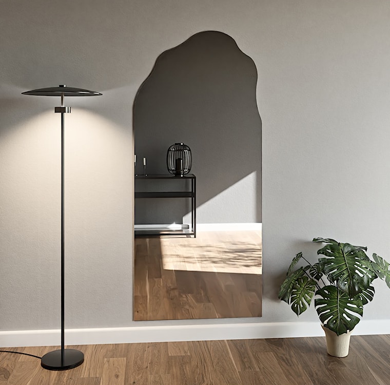 Lustro ścienne Auro 155x90 cm półowalne  - zdjęcie 2
