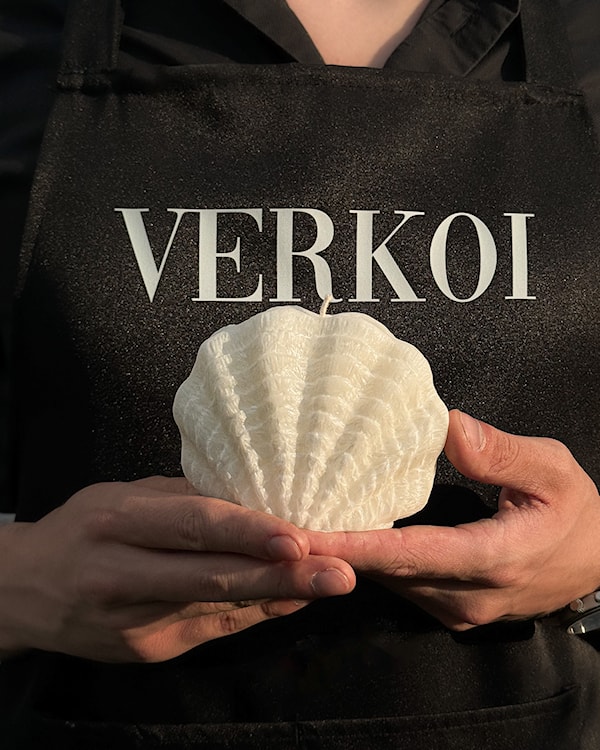 Świeca z wosku palmowego Shell 185 g  - zdjęcie 6