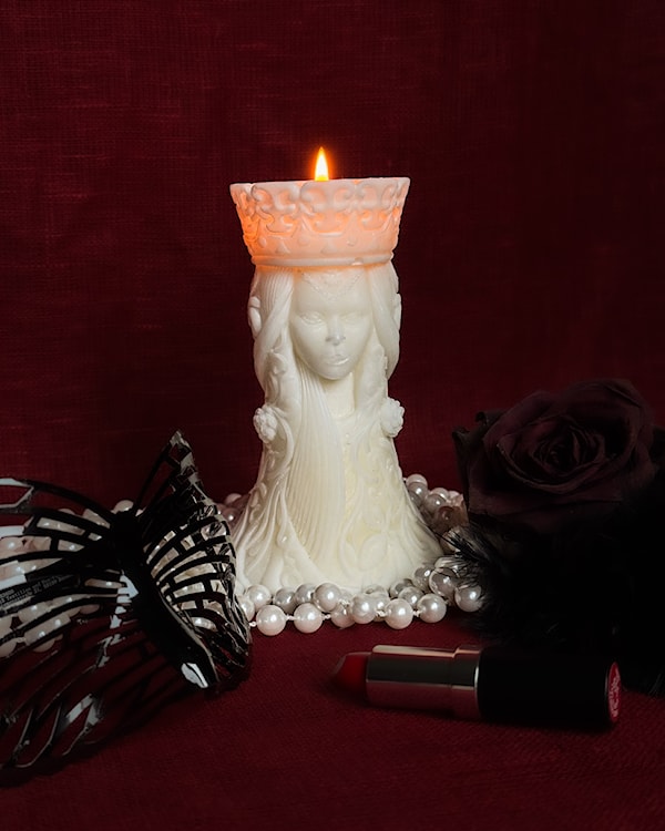 Świeca z wosku palmowego Chess Queen 340 g  - zdjęcie 5