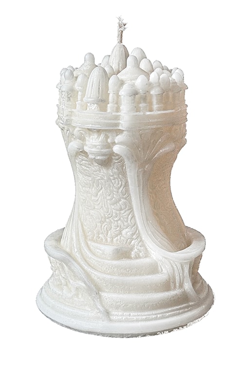 Świeca z wosku palmowego Chess Tower 475 g 