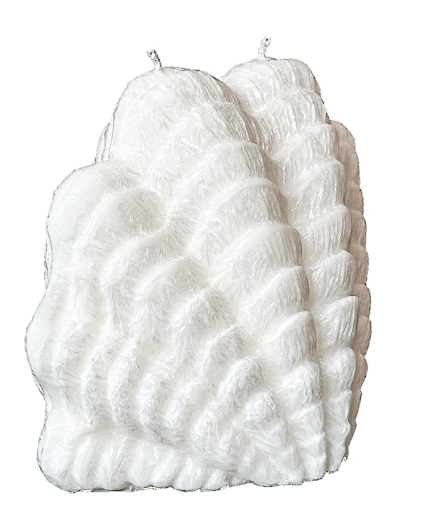Świeca z wosku palmowego Shell Big 640 g  - zdjęcie 2