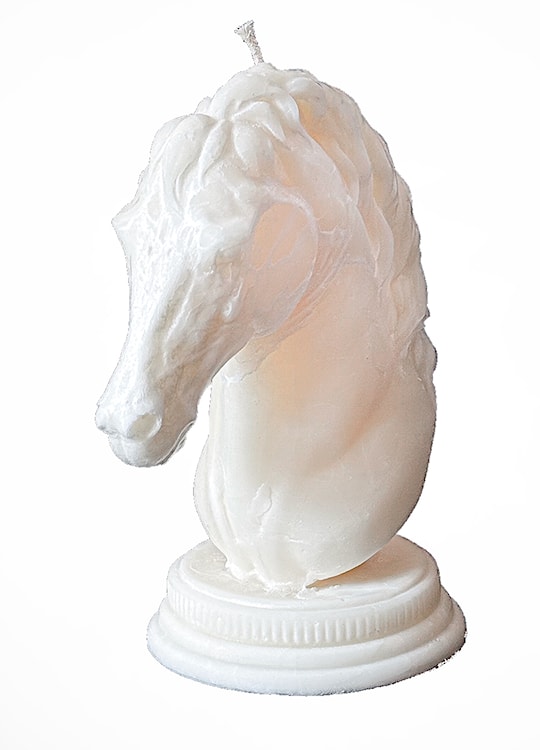 Świeca z wosku palmowego Horse Head 360 g