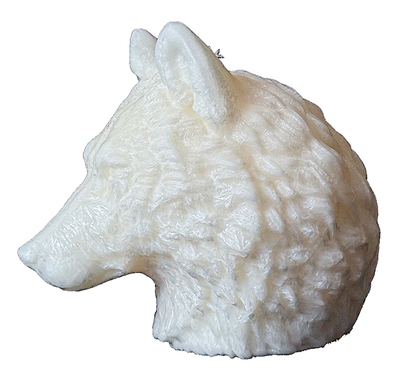 Świeca z wosku palmowego Wolf Head 600 g  - zdjęcie 3