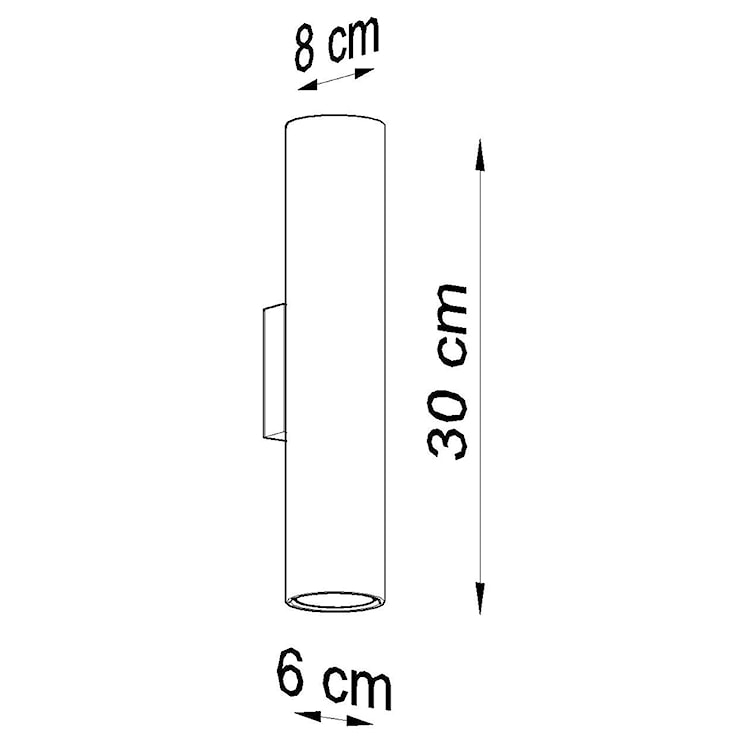 Kinkiet ścienny Lagga średnica 6 cm czarny  - zdjęcie 7