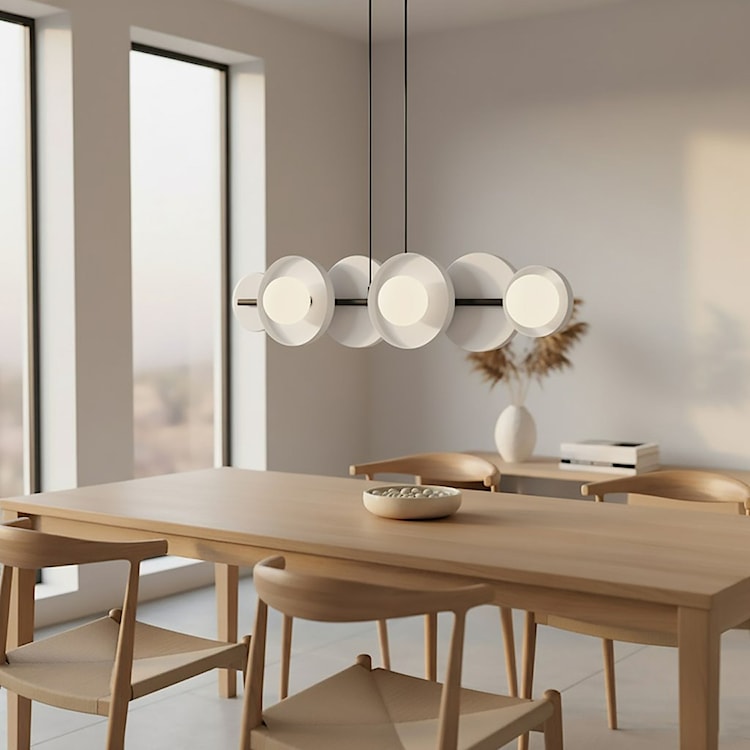 Lampa wisząca Model x6 ciepły szary  - zdjęcie 2