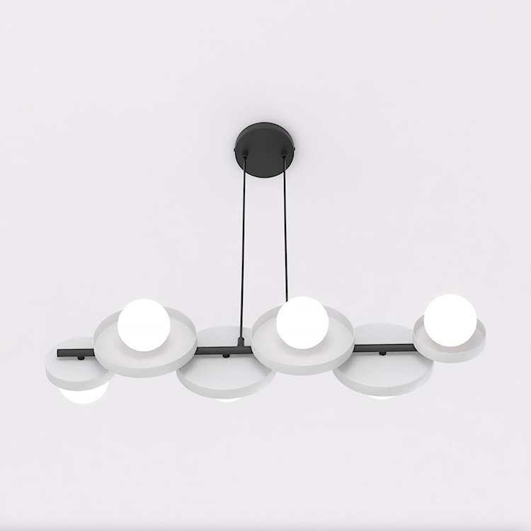 Lampa wisząca Model x6 ciepły szary  - zdjęcie 3