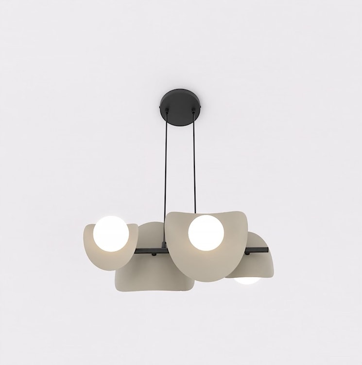 Lampa wisząca Elementi x4 mokka  - zdjęcie 3