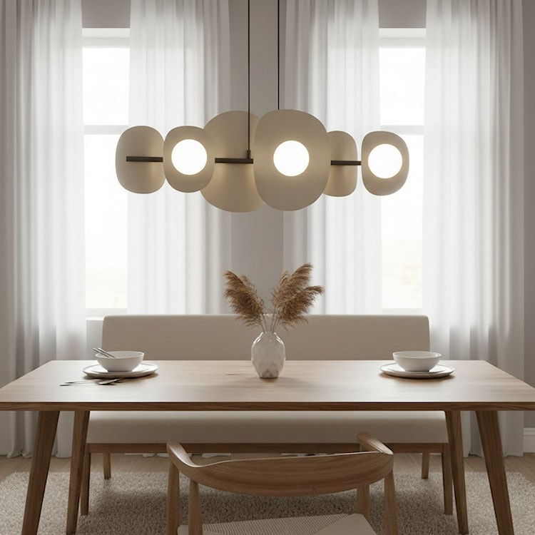 Lampa wisząca Elementi x6 mokka  - zdjęcie 2