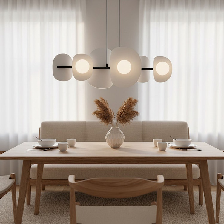 Lampa wisząca Elementi x6 ciepły szary  - zdjęcie 2