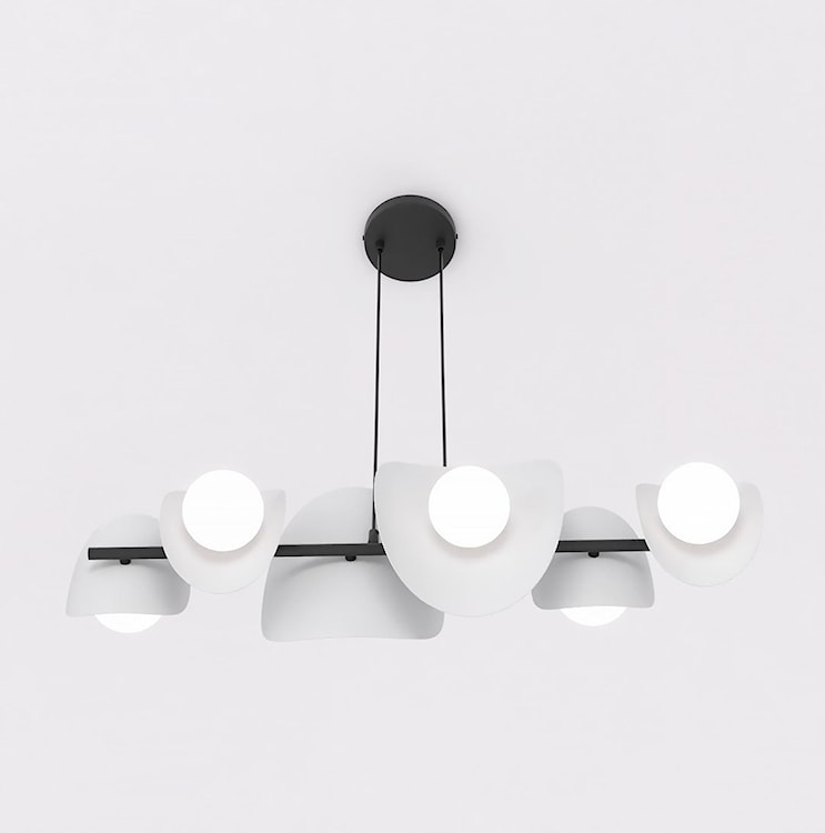 Lampa wisząca Elementi x6 ciepły szary  - zdjęcie 4